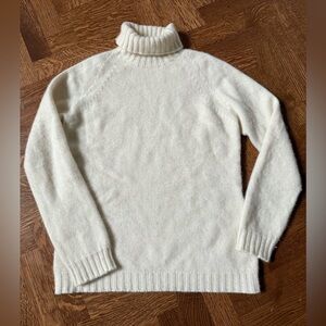 MAISON CASHMERE Turtleneck Sweater Raglan Quiet Luxury Old Money Italy Cozy L